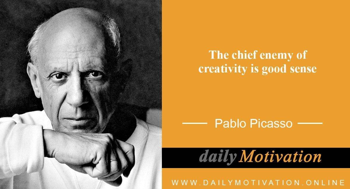 inspiring quotes by Pablo Picasso